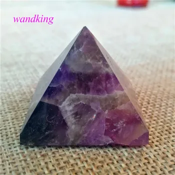 

(30mm) Natural Dream amethyst quartz crystal pyramid