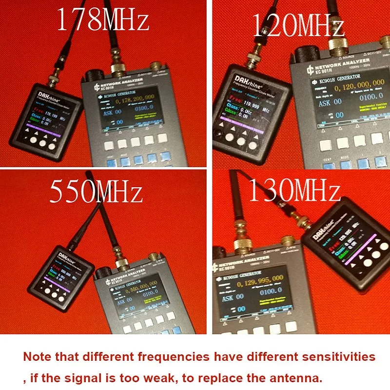 BaoFeng SF-401 Plus цифровое радио 100 МГц-3000 МГц декодер Surecom Портативный счетчик частоты для рации CTCSS CDCSS метр