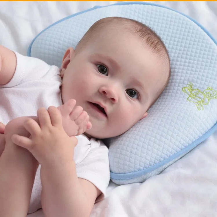 Подушка для младенца постельные принадлежности мать и Дети бамбуковое волокно детская форменная подушка памяти подходит для 0-6 месяцев Подушка для новорожденных распродажа