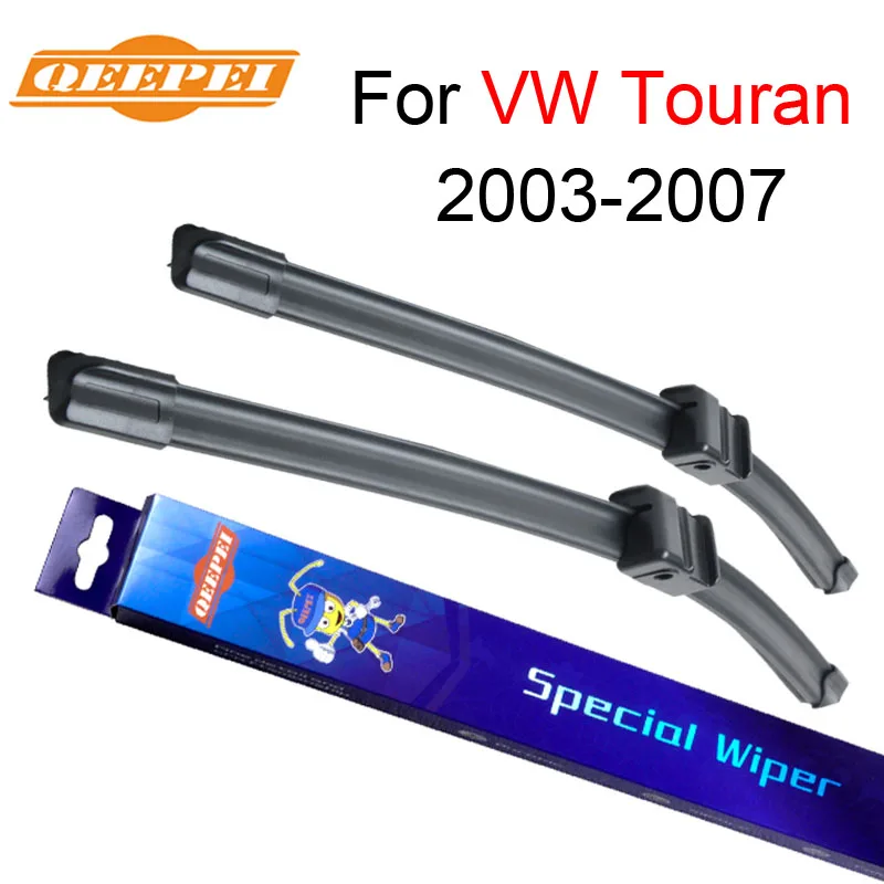 QEEPEI Windscreen Wiper Blades For VW Touran 2003-2007 28''+28''R Set Windshield Rubber Car Accessories CPA1 QEEPEI Windscreen Wiper Blades For VW Touran 2003-2007 28''+28''R Set Windshield Rubber Car Accessories CPA1