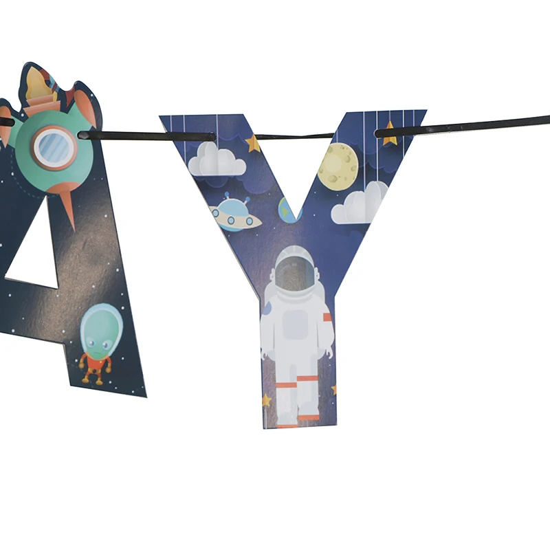 Солнечная система космический тематический день рождения декоративная бумага для вечеринок тарелка салфетка для чашек баннер Вихрь для детей планета тематические Вечерние