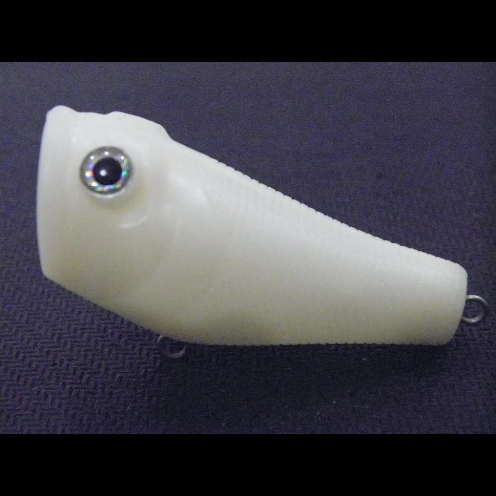 

wLure 5.1cm Small Type Topwater Blank Popper Bait for Lure Custom Painting to Make Your Own Lure UPT620P10
