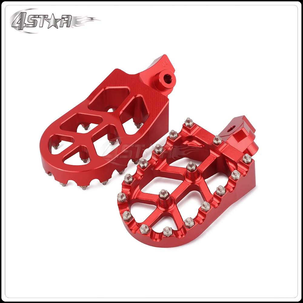 CNC мотоциклетные подножки педали Подставки для HONDA XR50R XR70R XR80R XR100R 2000 2001 2002 2003 2004 2005 00 01 02 03 04 05