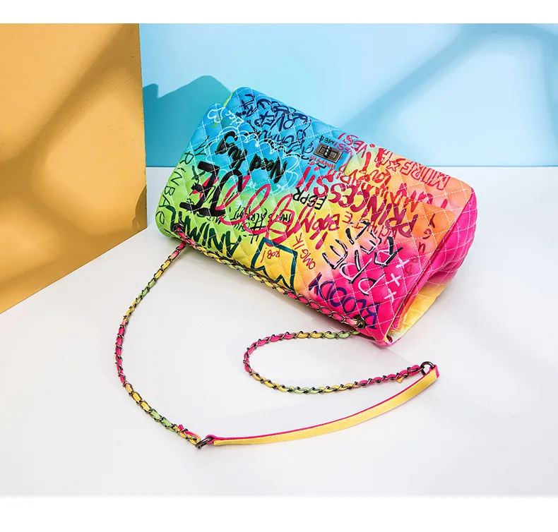 impresso senhoras bolsas designer luxo bolsa feminina