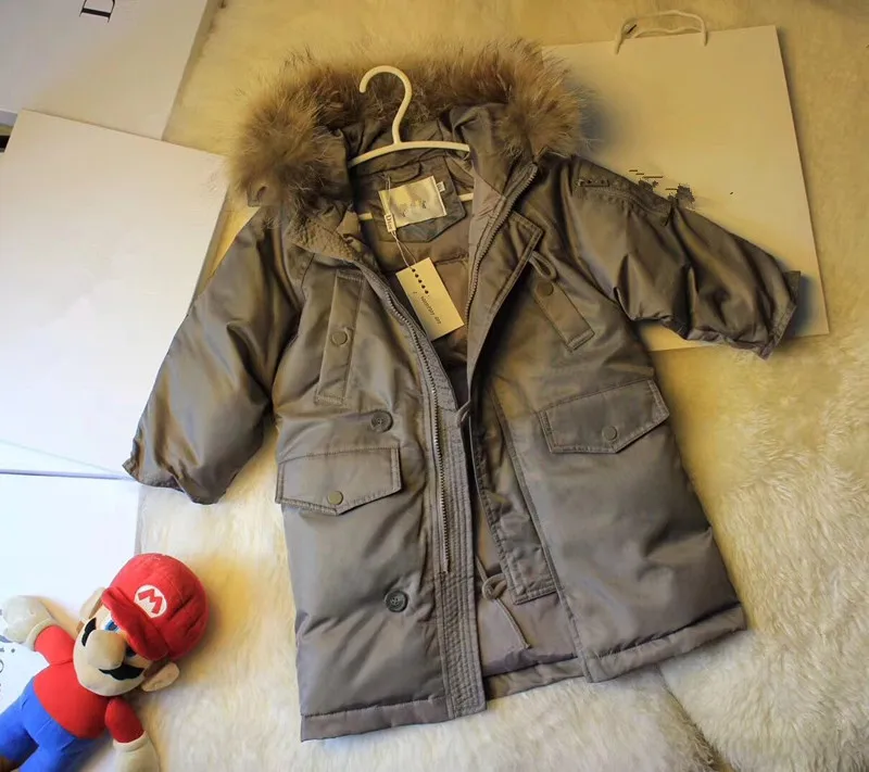 

retail high quality New 2018 Winter High Quality Children Windproof Coat Baby Girl Boys Kids Clothing Coat Down Jacket for Kids