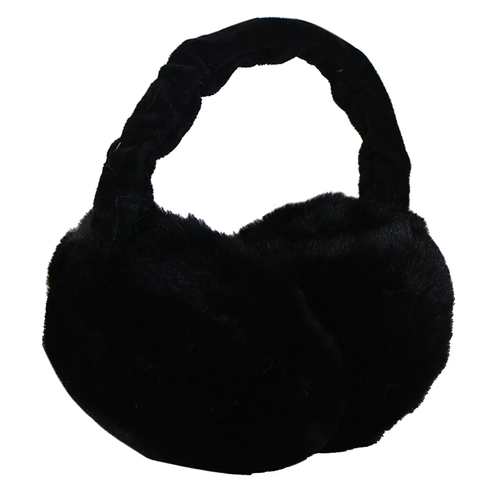 Women Earlap Protector Faux Fur Adjustable Full Surround Earmuffs Foldable Winter Headband Ear Warmer | Аксессуары для одежды