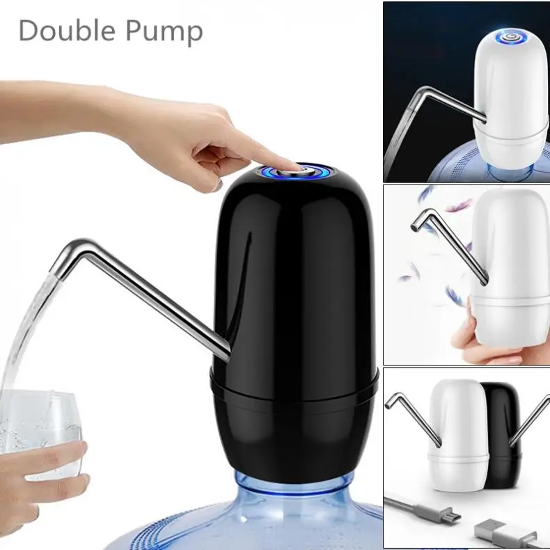 Touch tone Intelligent Double Pump Wireless Rechargeable Electric Water