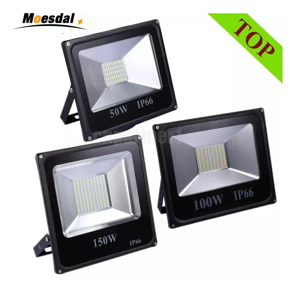 

Led Floodlights 30W 50w 100w 200w 300w Refletor IP66 Waterproof Led Flood lamp LED outdoor light AC220-240v Spotlight wall lamps