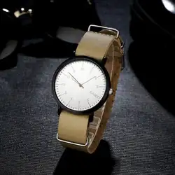 Ретро дизайн Роскошные для мужчин часы нержавеющая сталь кожа аналоговые повседневные часы Круглый лучший бренд класса люкс