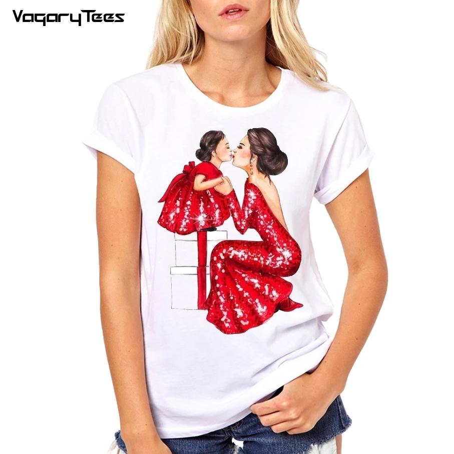 

New Arrival 2019 T Shirt Tee Shirt Korean Fashion Clothing Super Mom Female T-shirt Mother's Harajuku Kawaii Vogue White Tshirt