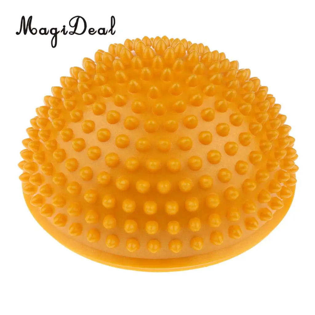 6 Pieces Hedgehog Styled Balance Pod Half Ball Physical Fitness Exercise Balance Trainner for Kids Adults Outdoor Sport Toys