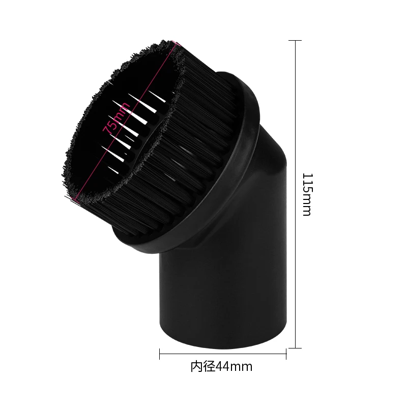 Industrial 44mm Inner Diameter Vacuum Cleaner Round Brush Of Vacuum