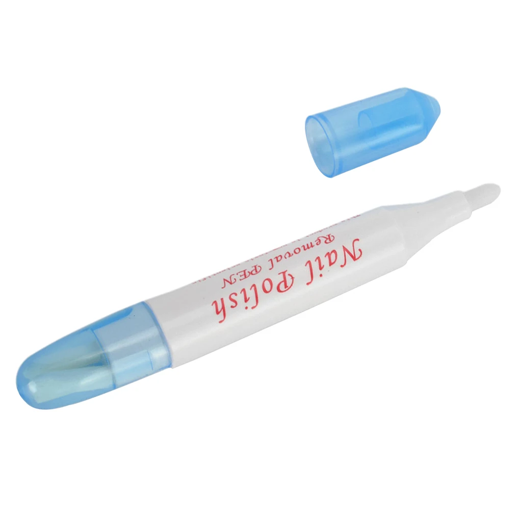 5-счетный нейл-арта Корректор ручка край очищающее средство для снятия гель-лака наклонное перо головка маникюрные инструменты для чистки, разноцветные