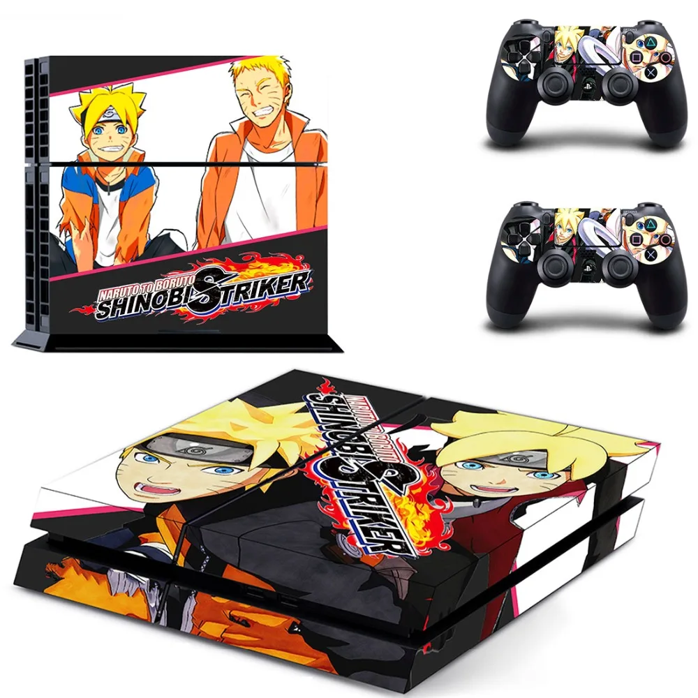 Аниме Наруто в Boruto PS4 наклейка для консоли Sony PlayStation 4 и 2 контроллера наклейки