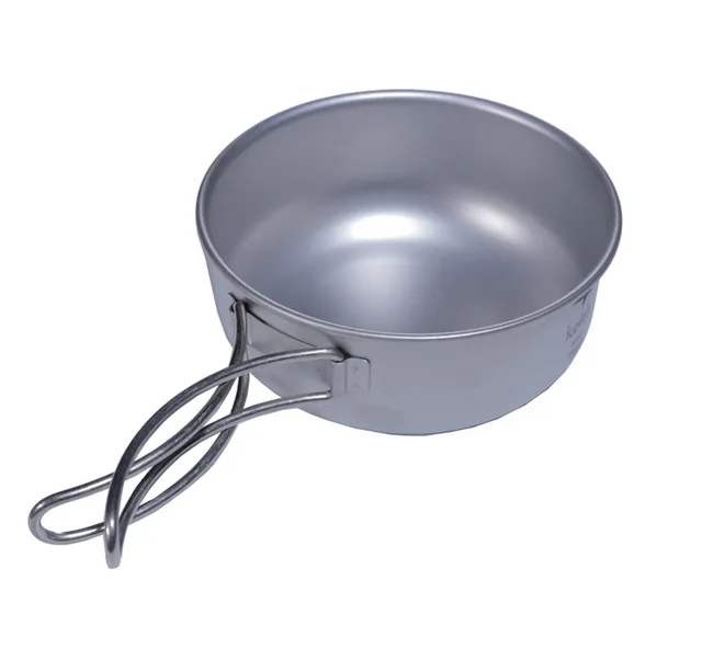 

Keith Ti5323 Folding Titanium Bowl Camping Bowl Outdoor Bowl Picnic Tableware 300ml