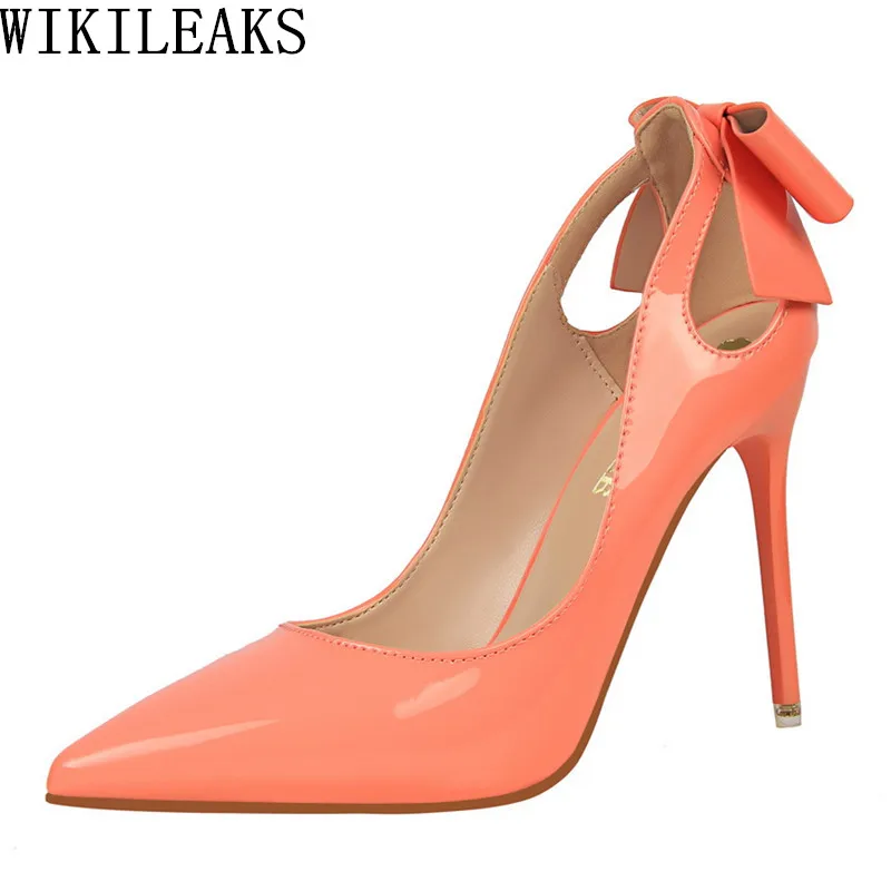 

red extreme high heels women designer shoes luxury 2019 brand ladies bigtree wedding shoes bridal stiletto shoes bowknot pumps