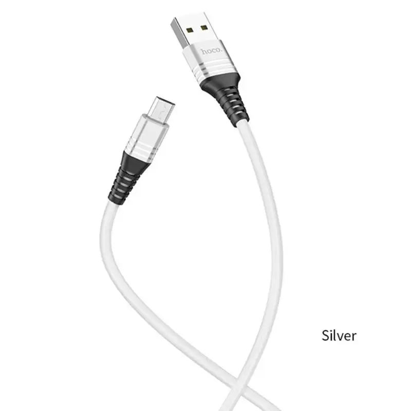HOCO U46 Силиконовый Micro USB кабель для быстрой зарядки и синхронизации данных для телефонов Android для huawei Xiaomi USB кабель для зарядного устройства