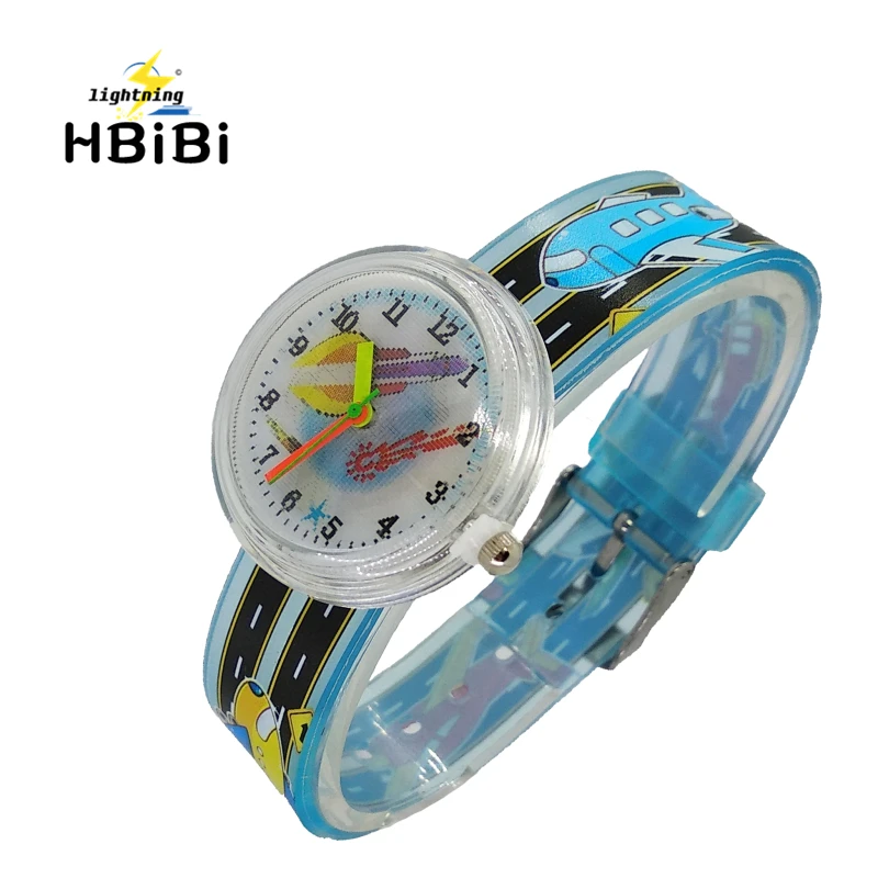 Ракета спутниковые часы для мальчиков Детские Спортивные кварцевые наручные часы Модные Повседневные детские часы для девочек