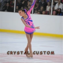 Пользовательские фигурное катание Платья для женщин Кристалл бренд Vogue Катание на коньках конкуренции платье dr3270