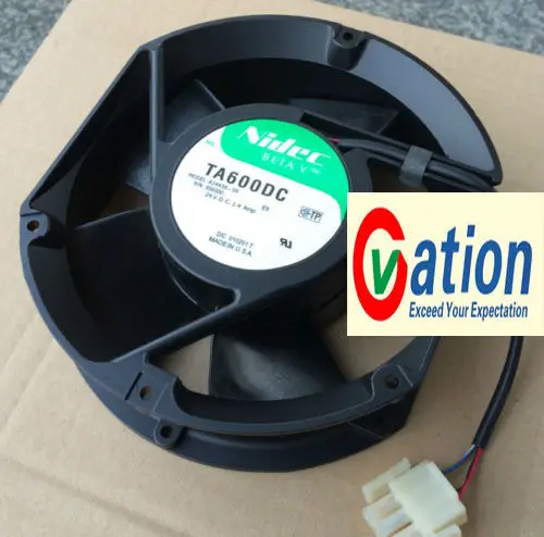 1 шт. Nidec UPS источника питания вентилятор TA600DC A34438-59 DC24V 1.4mp