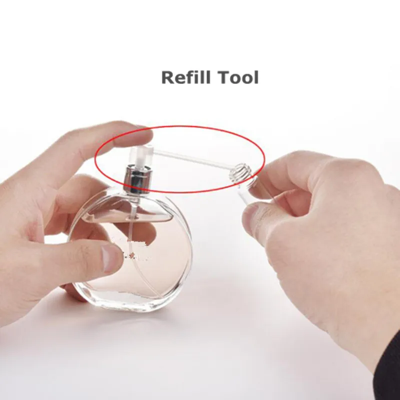 

10Pcs/Bag Perfume Refill Tools Diffuser Funnels Cosmetic Pump Dispenser Portable New sprayer refill pump bottle Filling device