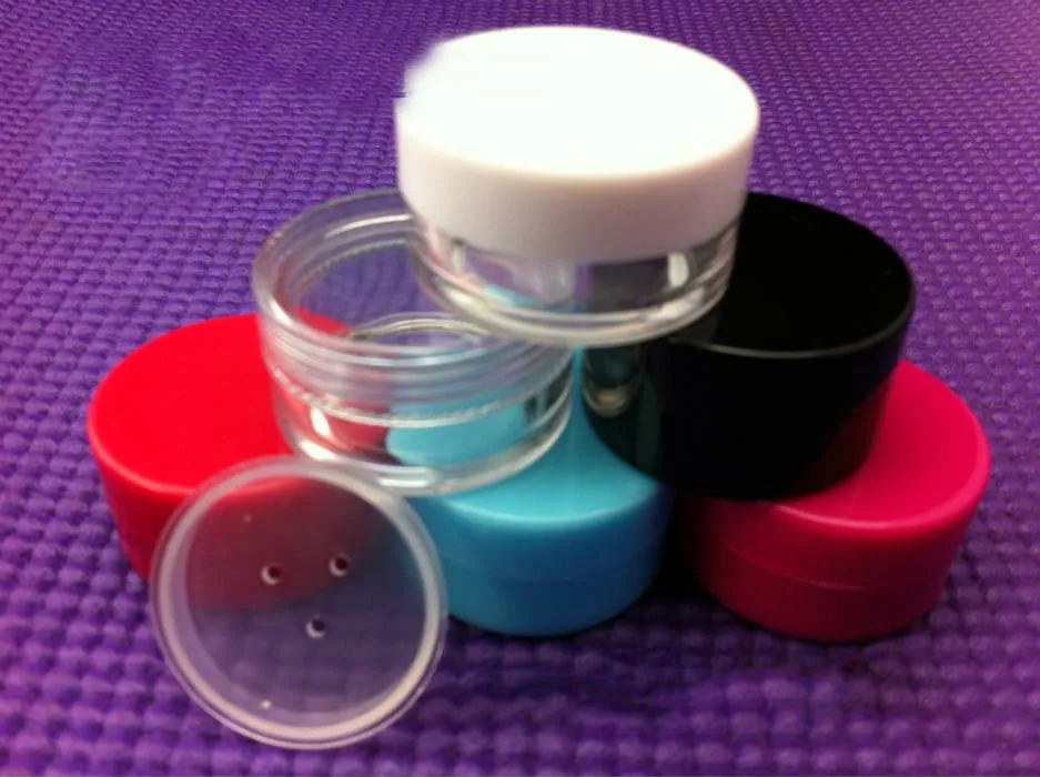 Free Shipping 20Pcs/Lot 10G Makeup Powder Jar Container / Plastic Empty