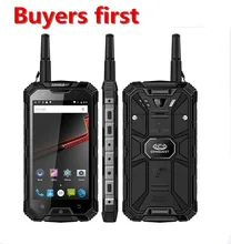Conquest S8 MTK6755 Octa Core 5.0″ FHD Waterproof mobile phone with intercom 4GB+64GB Android 6.0 IP68 16MP 6000mAh smartphone