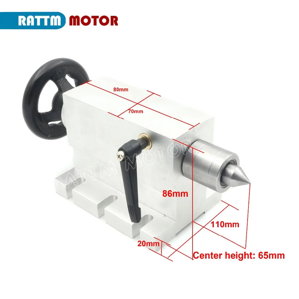 4 кулачковый патрон 4th Axis K12-100mm с ЧПУ делительная головка/ось вращения и задняя часть для мини-ЧПУ гравировальный станок