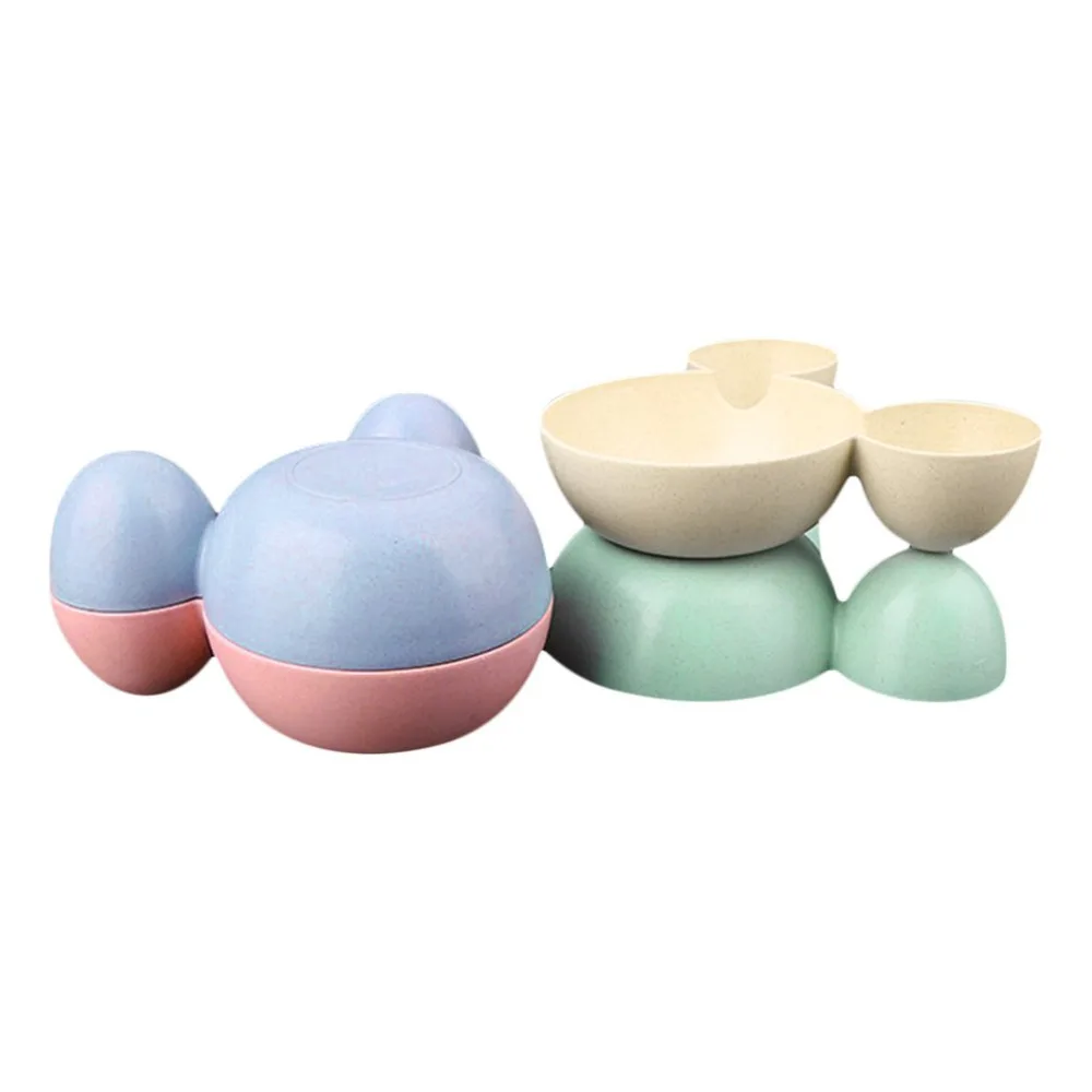 Cute Cartoon Minnie Mouse Children Bowl Dishes Baby Feeding Bowl Baby Dinner Food Container Fruit Plate Children's Tableware
