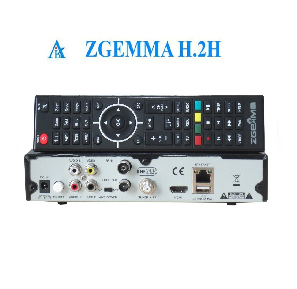 Zgemma Star H.2S спутниковый ресивер 2000 DMIPS процессор Linux OS DVB-S2 Двухместный тюнер декодер Лидер продаж в Великобритании, Италии, Франции, Испании