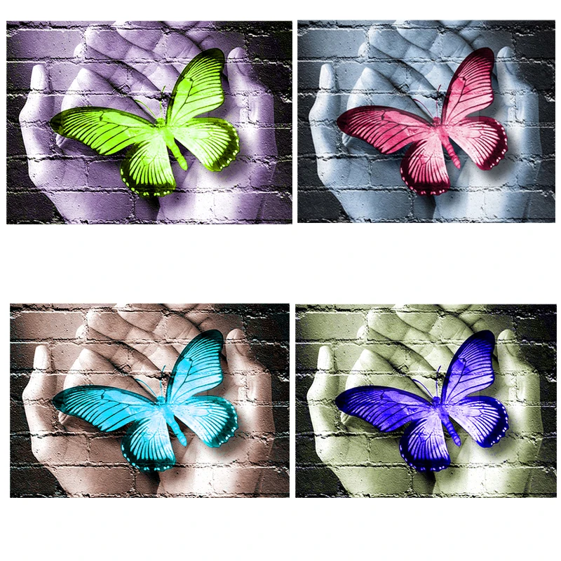 Butterfly 5D Diamond Embroidery Painting DIY Cross Stitch Craft Home Decor BI