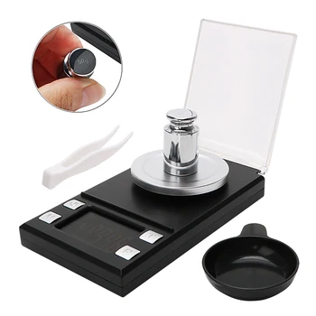 

NICEYARD 50g/0.001g Portable LCD Digital Jewelry Scales Precision Scale Mini Electronic Balance Lab Weight Medicinal Use