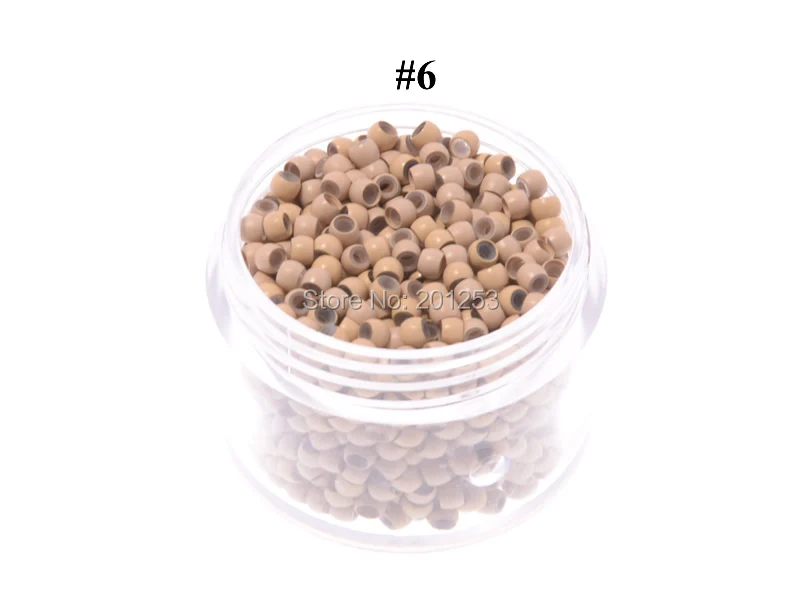 100pcs 2 9mm Diameter Silicone Hair Beads Nano Ring Micro Beads Fashion Salon Hairstylist Hair Extension 5