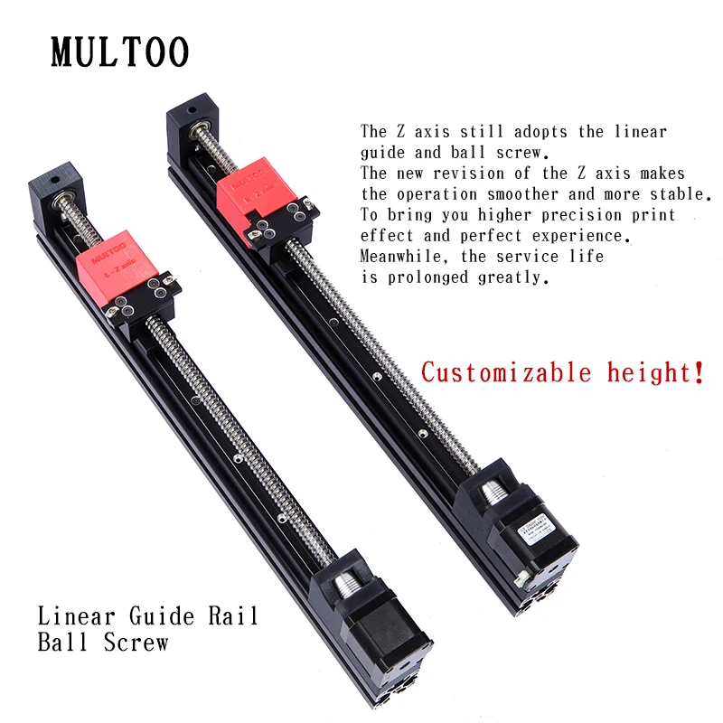  MT2 MULTOO Single Dual 3D Printer High Quality Precision Precise 3D Printer Large Printing Size 400