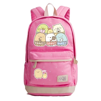 

Kawaii Sumikkogurashi Canvas School Bags Cute Women Pink Backpack Mochila Feminina Girls Travel Backpack Laptop Rucksack 2019