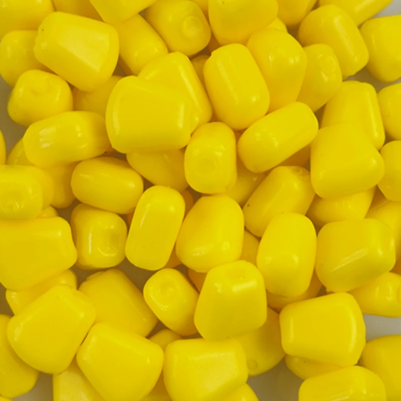 High quality 50Pcs/Lot Soft Baits corn carp Fishing Lures With the smell of Artificial bait Corn grain