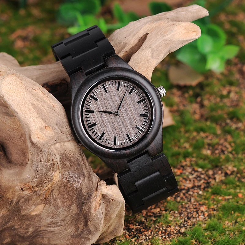 BOBO BIRD Retro Ebony Wood Watches Men High Quality Brand Designer Couples Watch L-O08 BOBO BIRD Retro Ebony Wood Watches Men High Quality Brand Designer Couples Watch L-O08