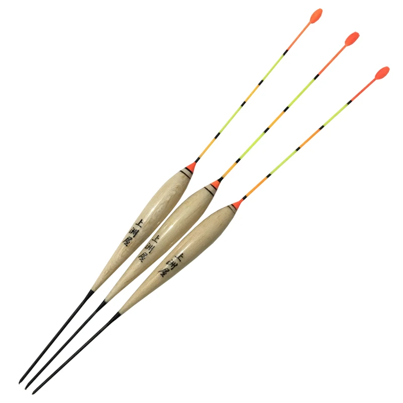 

3pcs/lot Shallow Water Fishing Float Balsa Wood Buoy Bobber Flotteur Peche Carp Float Fishing Tackle Vertical Tools Accessories