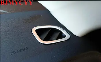 

BJMYCYY Car styling ABS chrome front Air conditioning Outlet Vent Cover Trim For SUZUKI Vitara 2016