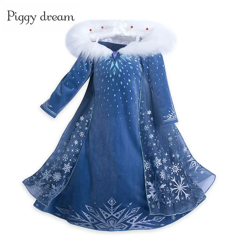 2019 Elsa Dress kids Dresses for Girls Princess Dess Elsa Anna Cosplay Snow Queen Party Dresses for Girls Clothing Vestidos 2019 Elsa Dress kids Dresses for Girls Princess Dess Elsa Anna Cosplay Snow Queen Party Dresses for Girls Clothing Vestidos