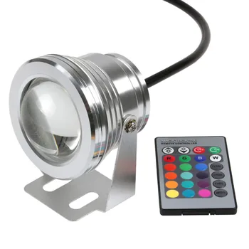 

10W Outdoor 12V RGB 16 Colors LED Underwater Fountain Light Swimming Pool Pond Fish Tank Aquarium LED Light Lamp IP68 Waterproof