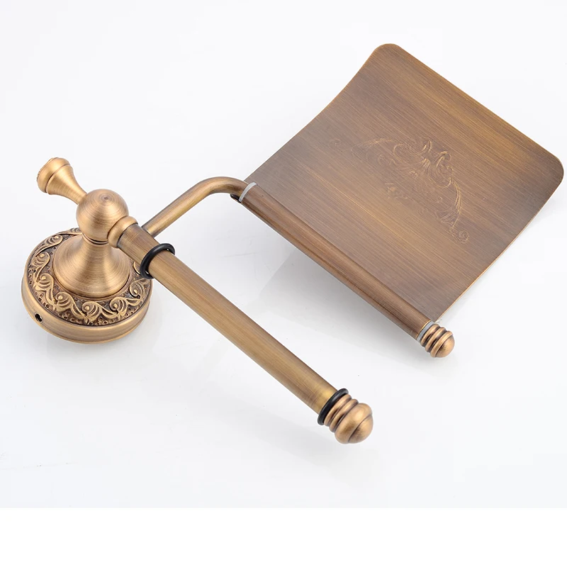 SRJ Copper Rustproof Toilet Paper Holder Round Bottom Toilet Paper Roll Storage Tool Kitchen Bathroom Paper Towel Holder SRJ Copper Rustproof Toilet Paper Holder Round Bottom Toilet Paper Roll Storage Tool Kitchen Bathroom Paper Towel Holder