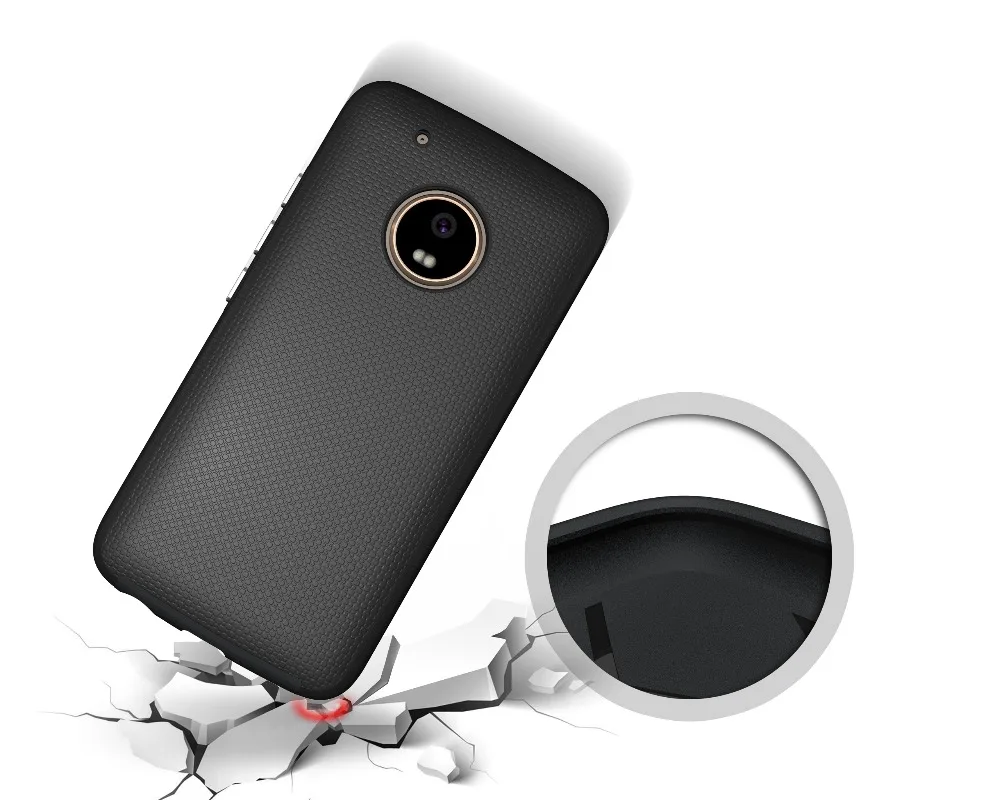 10 шт. в упаковке ударопрочный нескользящий Силиконовый чехол для Moto G5 Plus/G5S G5S