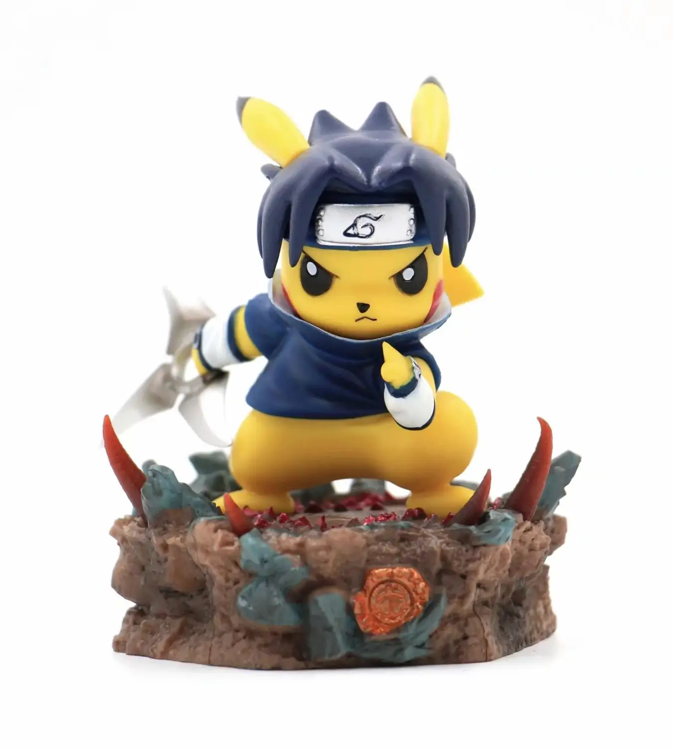 

Anime Pikachu cosplay Sasuki Naruto Action Figure Model Decoration Toys