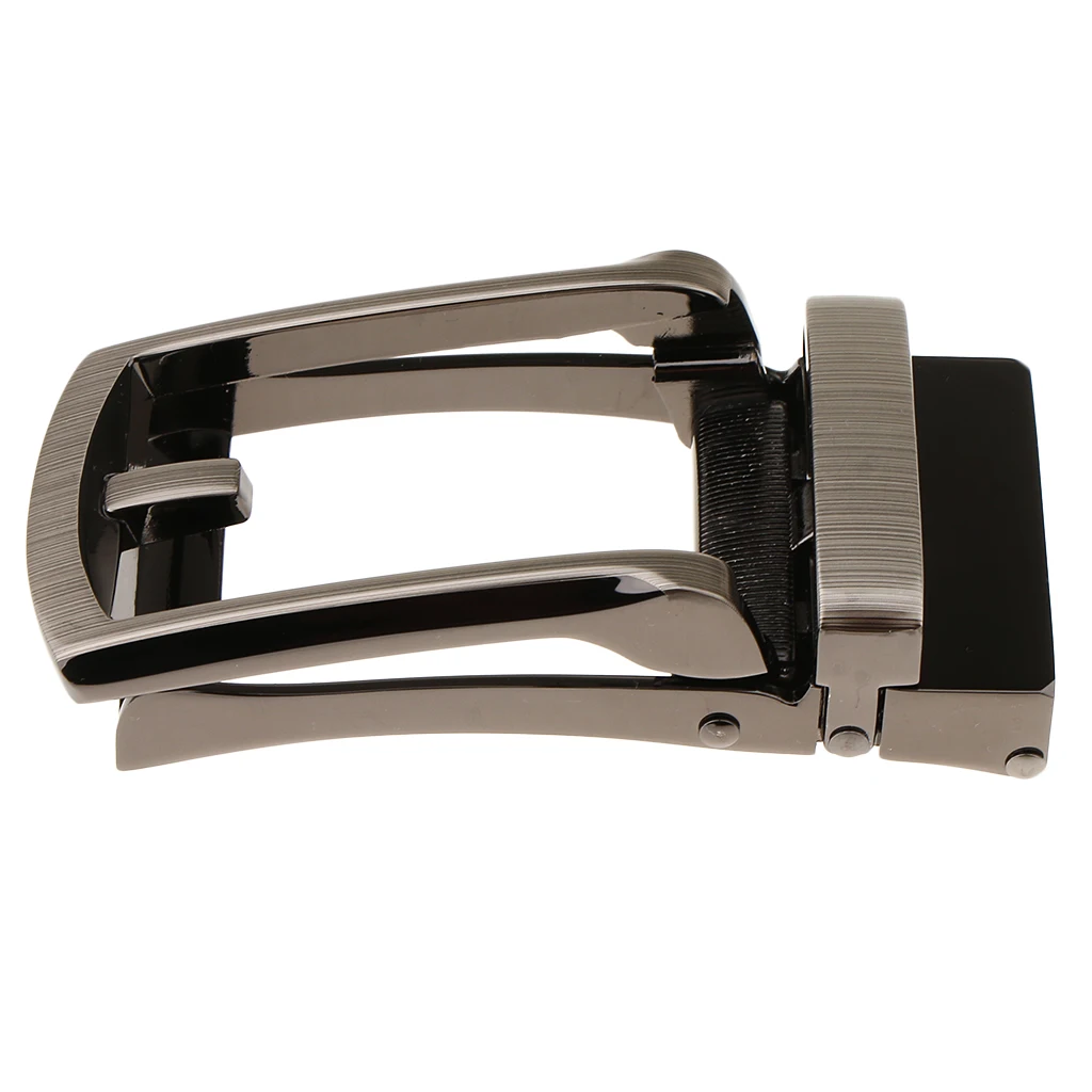 1 Piece Men Fashion Simple Automatic Alloy Belt Buckle Replacement Ratchet Slide Belt Accessories DIY Leather Craft Accessories