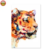 Картина по номерам художественная краска по номеру акварель абстрактная животное тигр акриловая Сделай Сам свой собственный ha