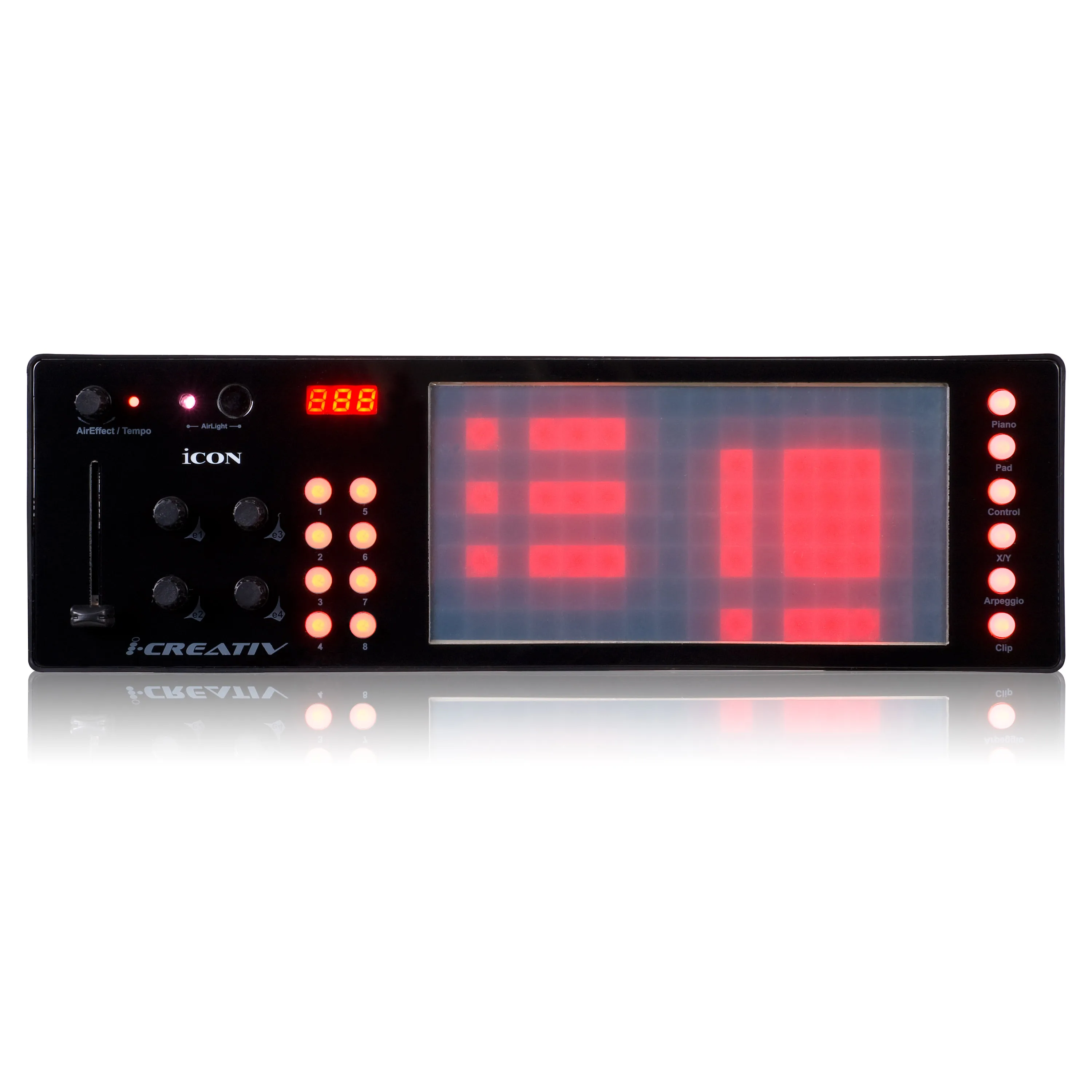 Икона iCreativ USB MIDI аудио контроллер с сенсорным экраном и AirLight 3D эффектор режим