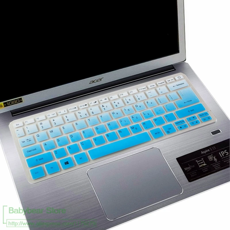 Клавиатура для ноутбука, защитный чехол для acer Swift SF113 S5-371 SF514 SF5 SWIFT 5 Swift 3 Aspire S13 14 SF314 Spin 5 SP513 - Цвет: fadeblue