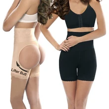 Lady Open Bottom Butt Lifter Shapwear Buttock Enhancer Boyshort Panties Bum Lift Shapers Knickers Thermal Belly Leg Trimming