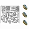 New Flower Plant Pattern Image plastic Nail Stamping Plates 6*6cm Square Stencils for Nails Stamping Nail Art tools ► Photo 3/6